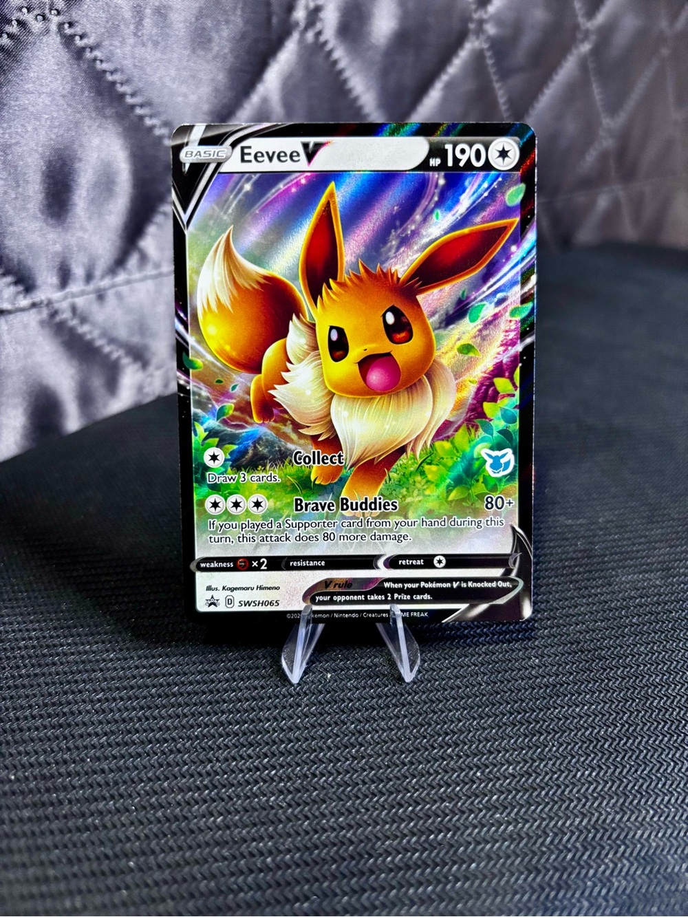Eevee V (Eevee Stamped) - Battle Academy 2022 - Promo - SWSH065